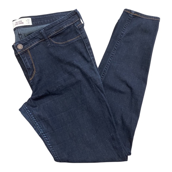 🔹Hollister Women's Dark Blue Jean Legging 15L🔹 - Picture 3 of 8